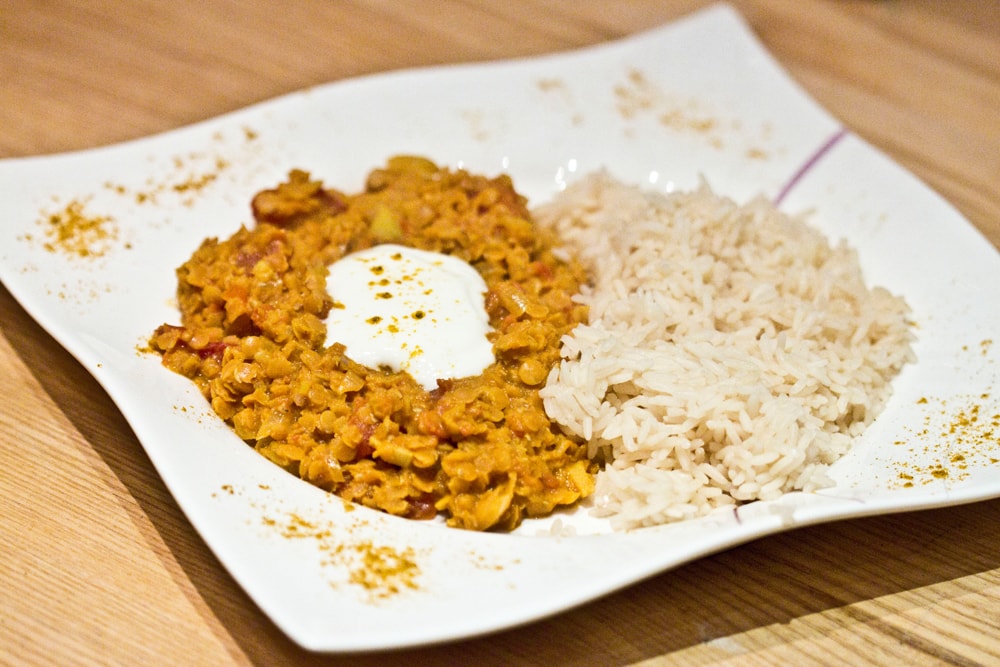 Rotelinsen Curry