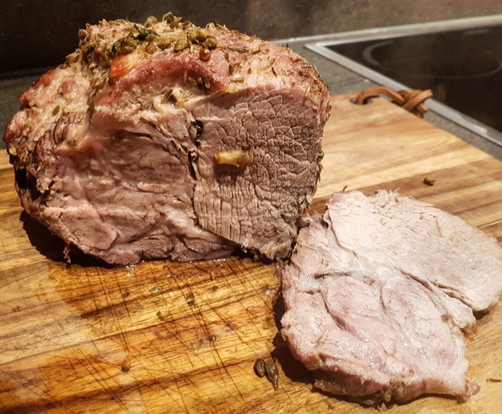 Schweinsschlögel von Grill